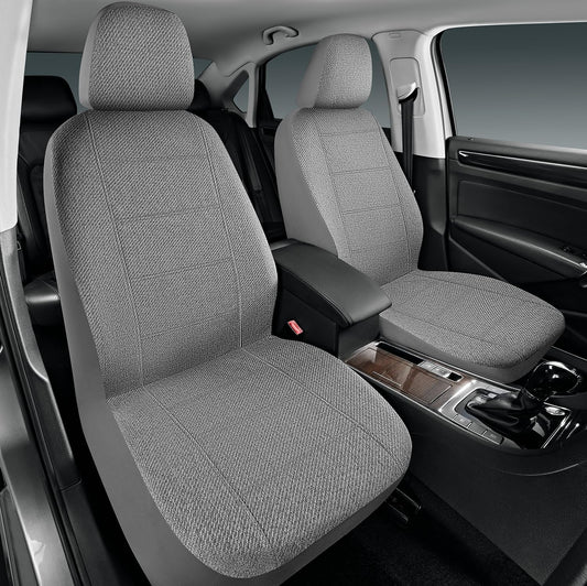 Road Comforts Car Seat Covers for Front Seat, Heavy Duty Gray
