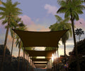 Custom Size 12ft x 19ft Brown Rectangle Sun Shade Sail - UPF50