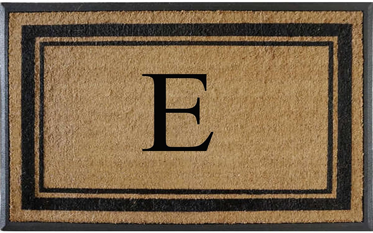 Natural Rubber Coir Flocked Doormat for Stylish Entrances