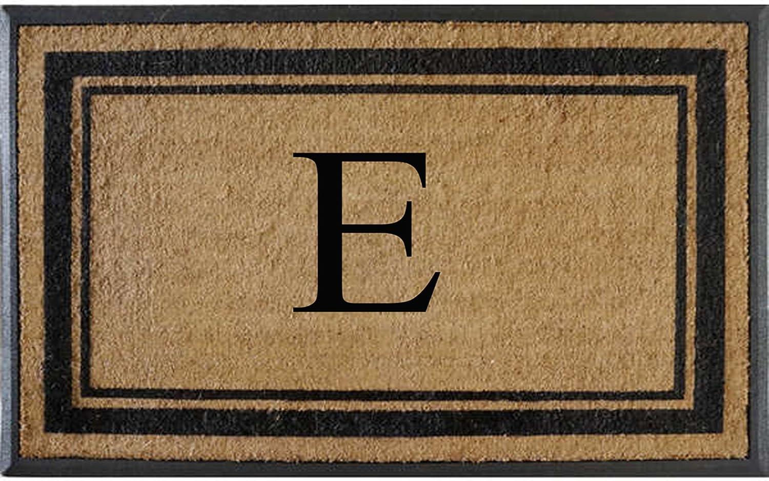 Natural Rubber Coir Flocked Doormat for Stylish Entrances