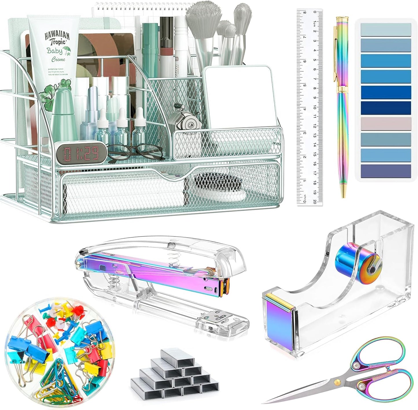 Scindaly Mesh Desk Set - Efficient Office Organization