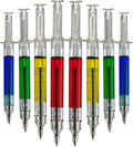 Syringe Pens Bulk Pack of 120 - Fun Retractable Novelty Pens