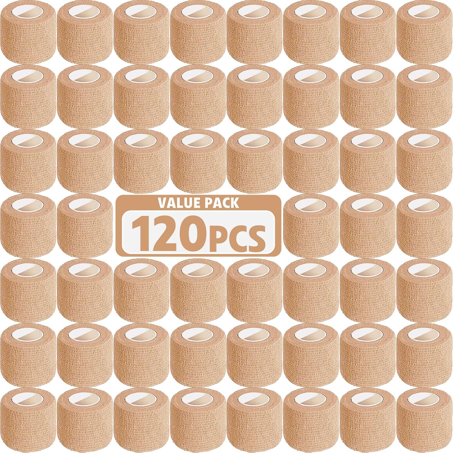 Self Adhesive Bandage Wrap 120 Pack for Versatile Use