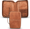 Leather Bible Cover for Men and Women - Top Grain Buffalo Leather