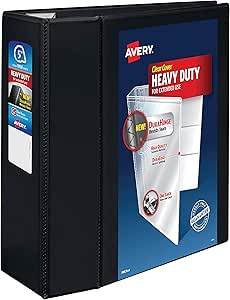 Avery Heavy-Duty View 3 Ring Binder with 5 Inch EZD Rings