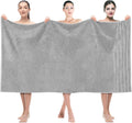 35x70 Jumbo Bath Towel Sheet Light Grey - Oversized Luxury Cotton