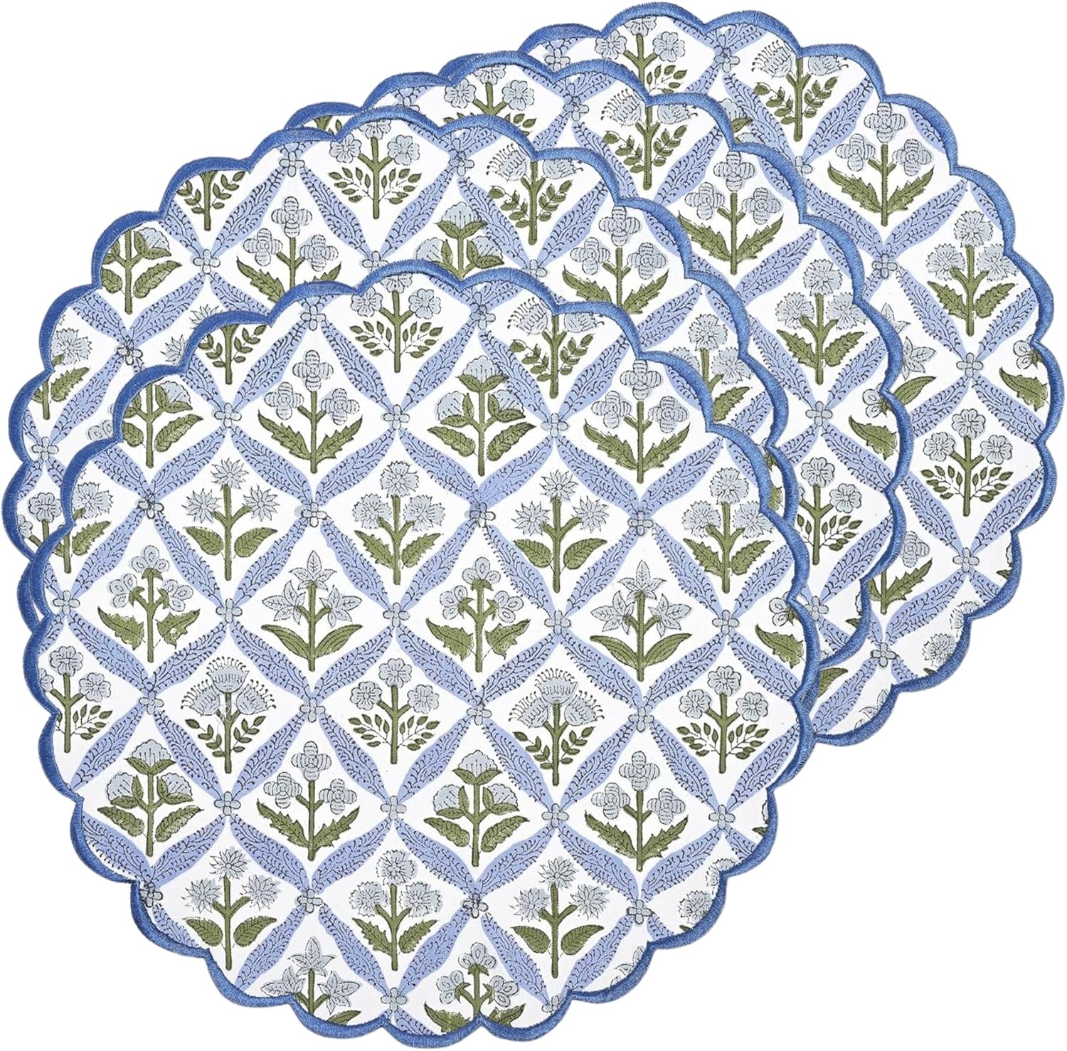 Ridhi Bo-ho Round Place Mat Set of 4 for Stylish Dining