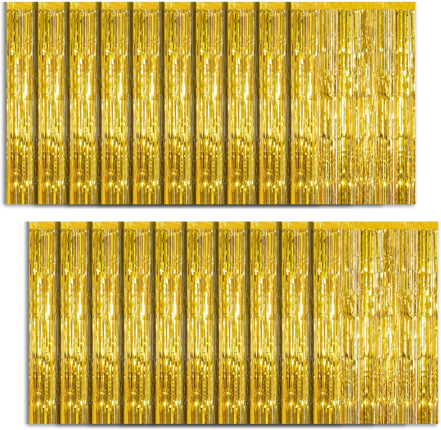 20 Pack Foil Curtain Backdrop for Stunning Party Decorations