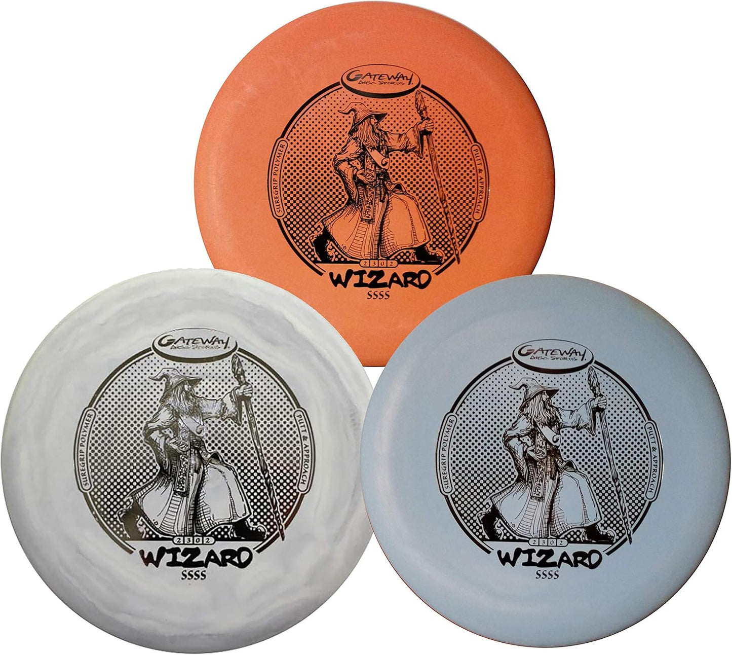 Precision Control: Gateway Wizard Disc Golf Putter - 3 Pack