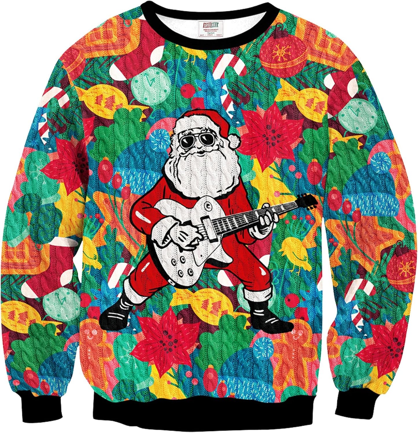 Arvilhill Funny 3D Christmas Sweatshirt - Festive Fun!