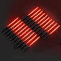 20 Pack Traffic Wand 21 in Red LED Baton - High Visibility Safety
