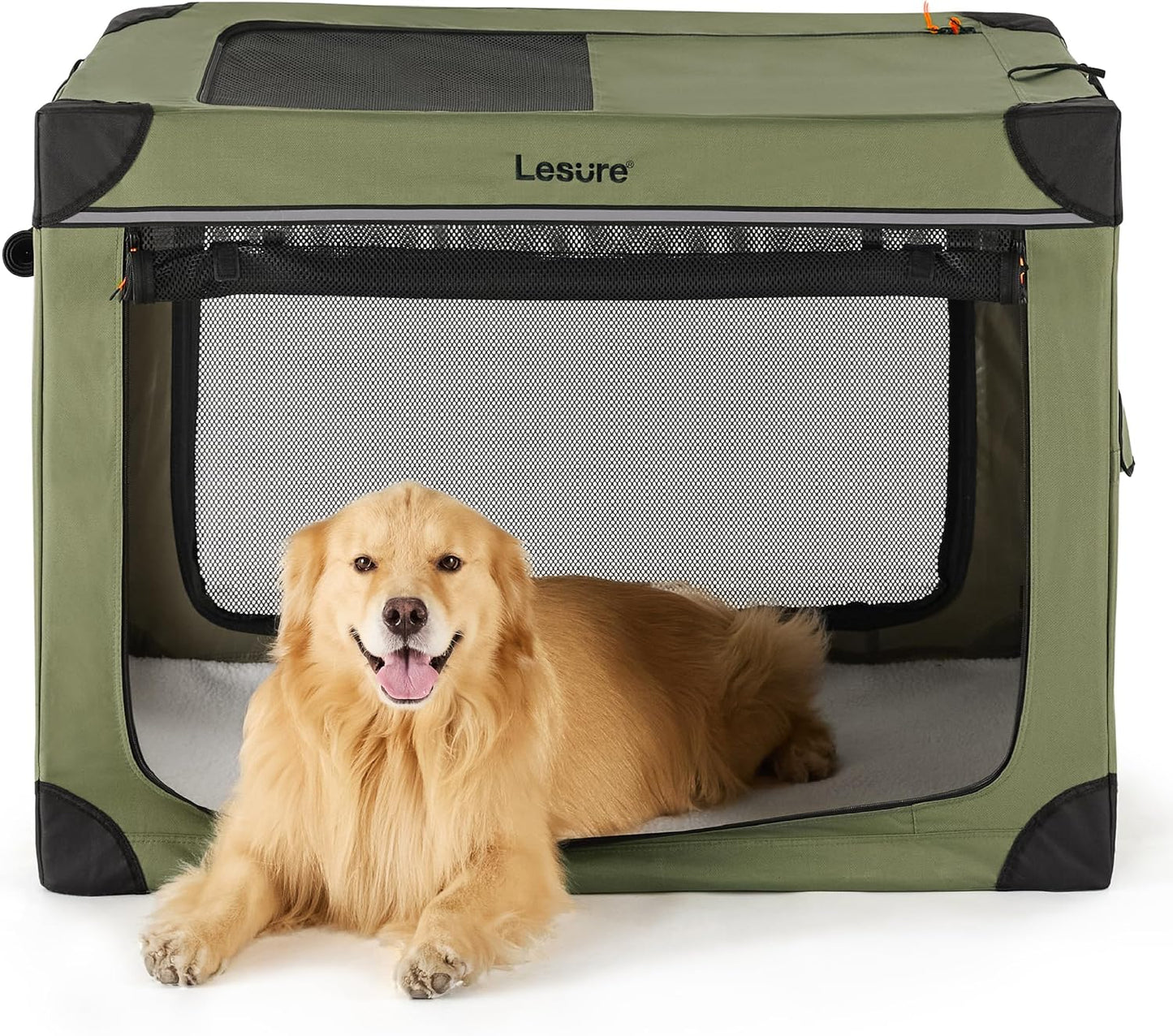Lesure Soft Collapsible Dog Crate for Extra Large Dogs