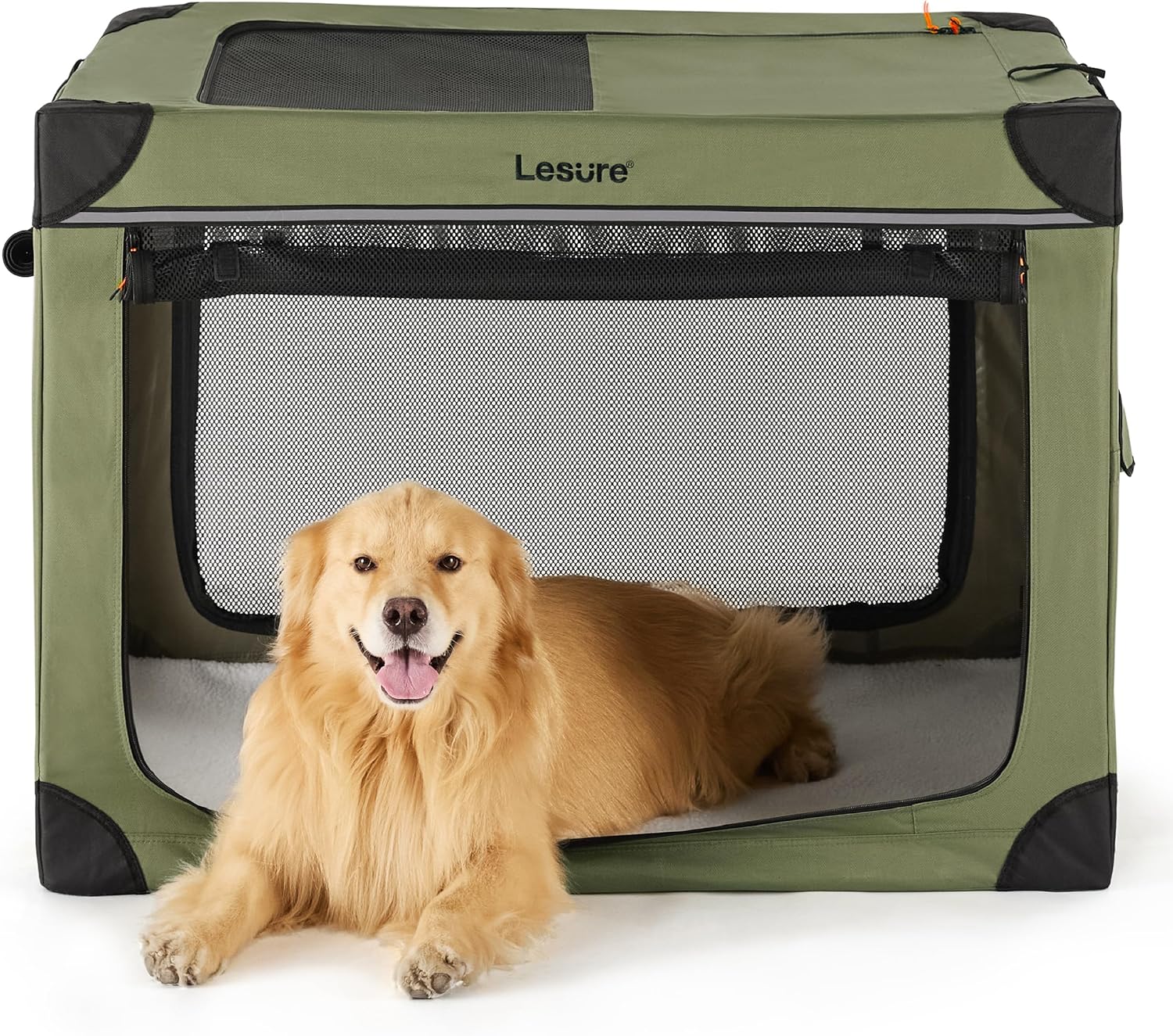 Lesure Soft Collapsible Dog Crate for Extra Large Dogs