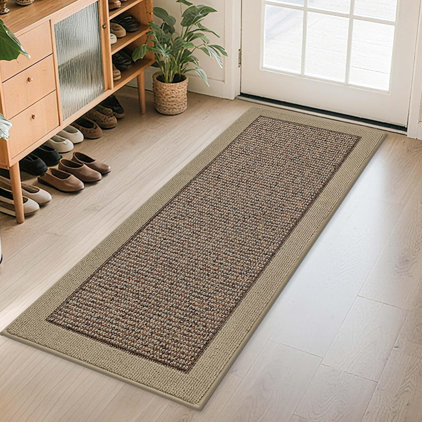 BEQHAUSE Indoor Door Mat 24in x 60in, Non-Slip Entryway Rug