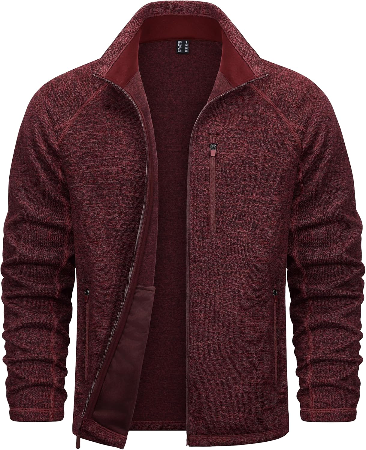 TACVASEN Men's Fleece Jackets Full Zip Lightweight Casual Wear