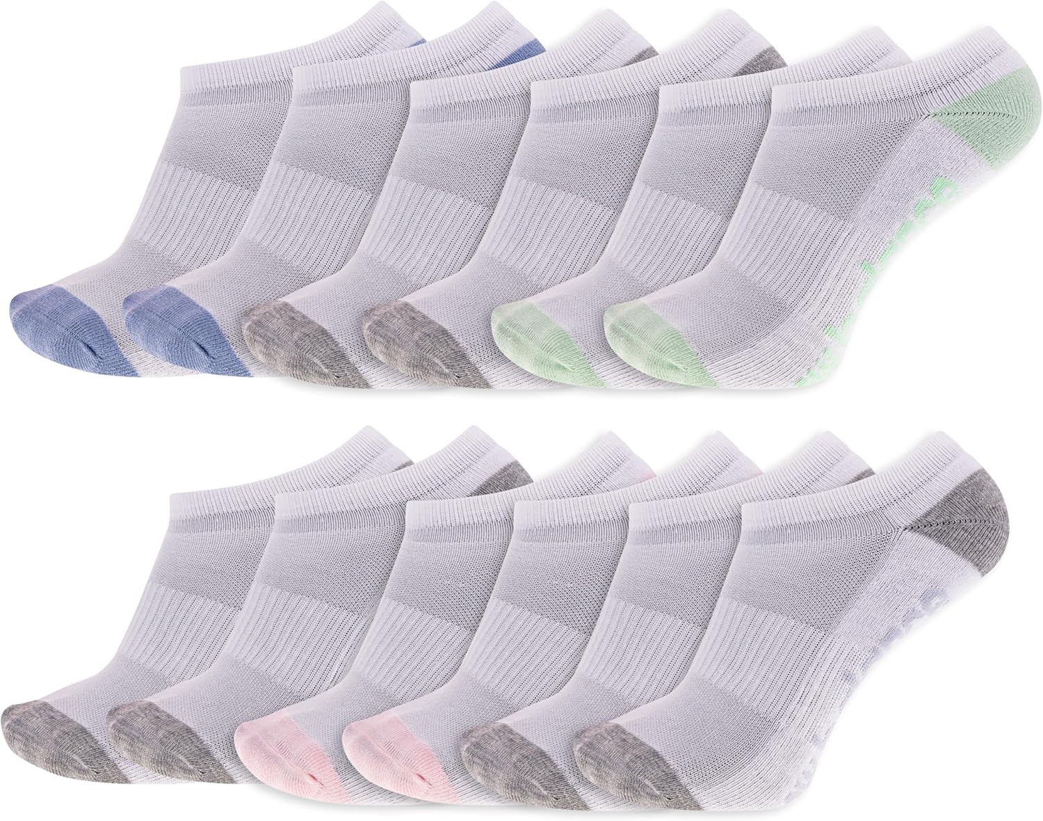 New Balance Performance Cushioned No Show Socks for Comfort