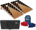 Cornhole Board Set w/Bean Bags and Case - Lightweight Regulation Play