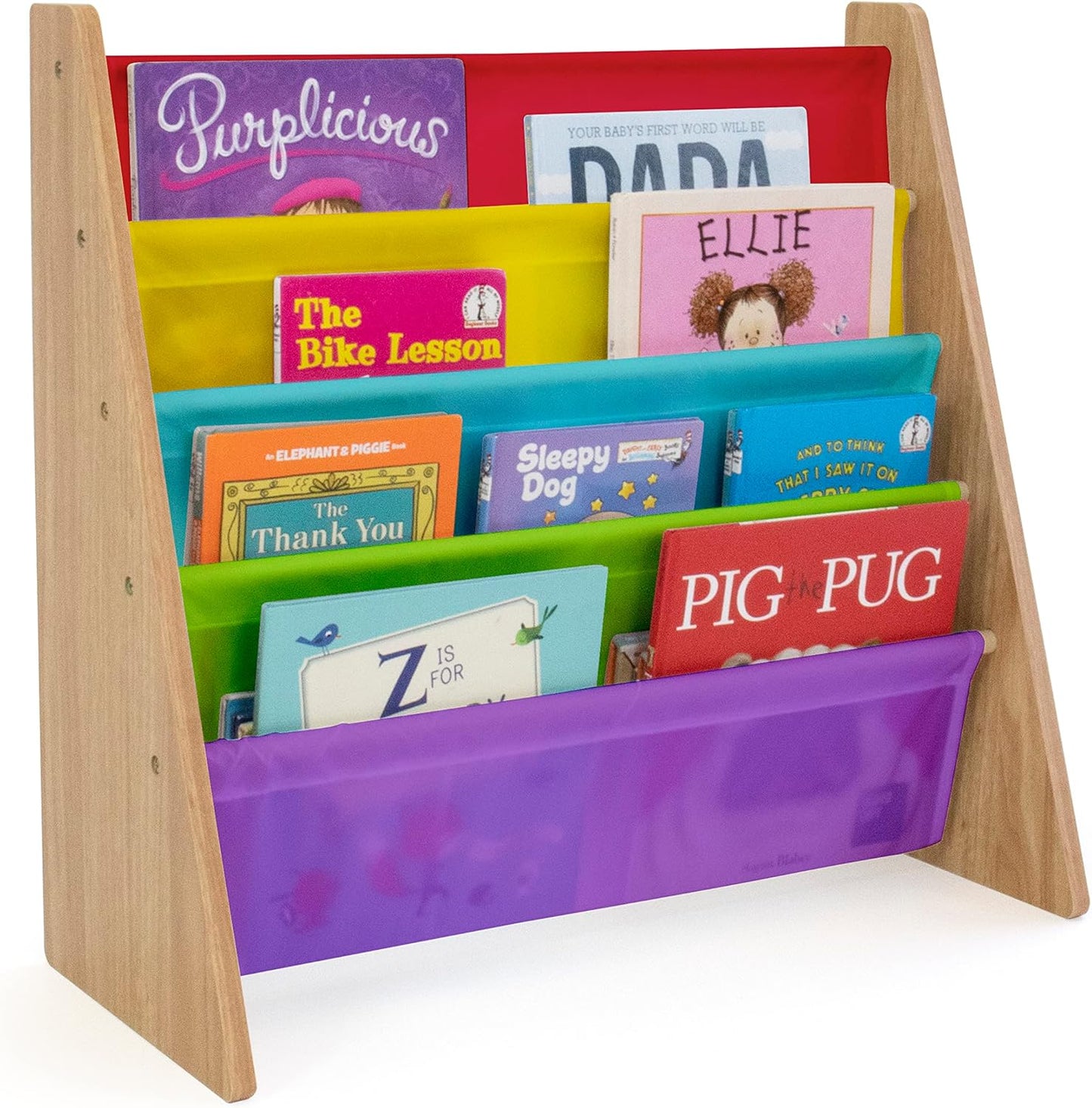 Humble Crew 4-Tier Kids Bookshelf - Perfect for Little Readers