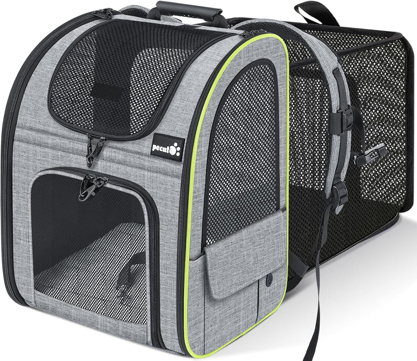 Expandable Cat Carrier Backpack for Travel and Hiking Comfort