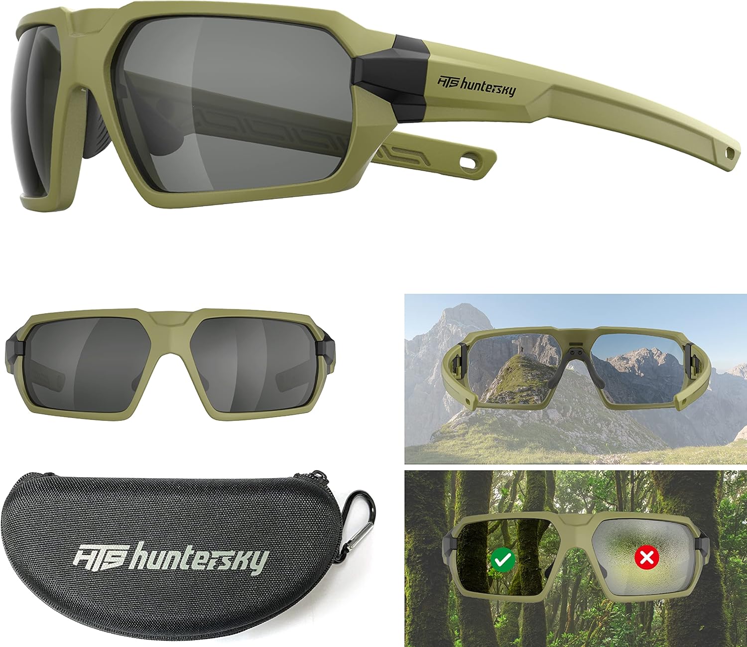 Anti-Fog Tactical Shooting Glasses - Impact Protection