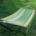 Double Person Hammock Boho Style Natural Cotton - Comfortable Canvas