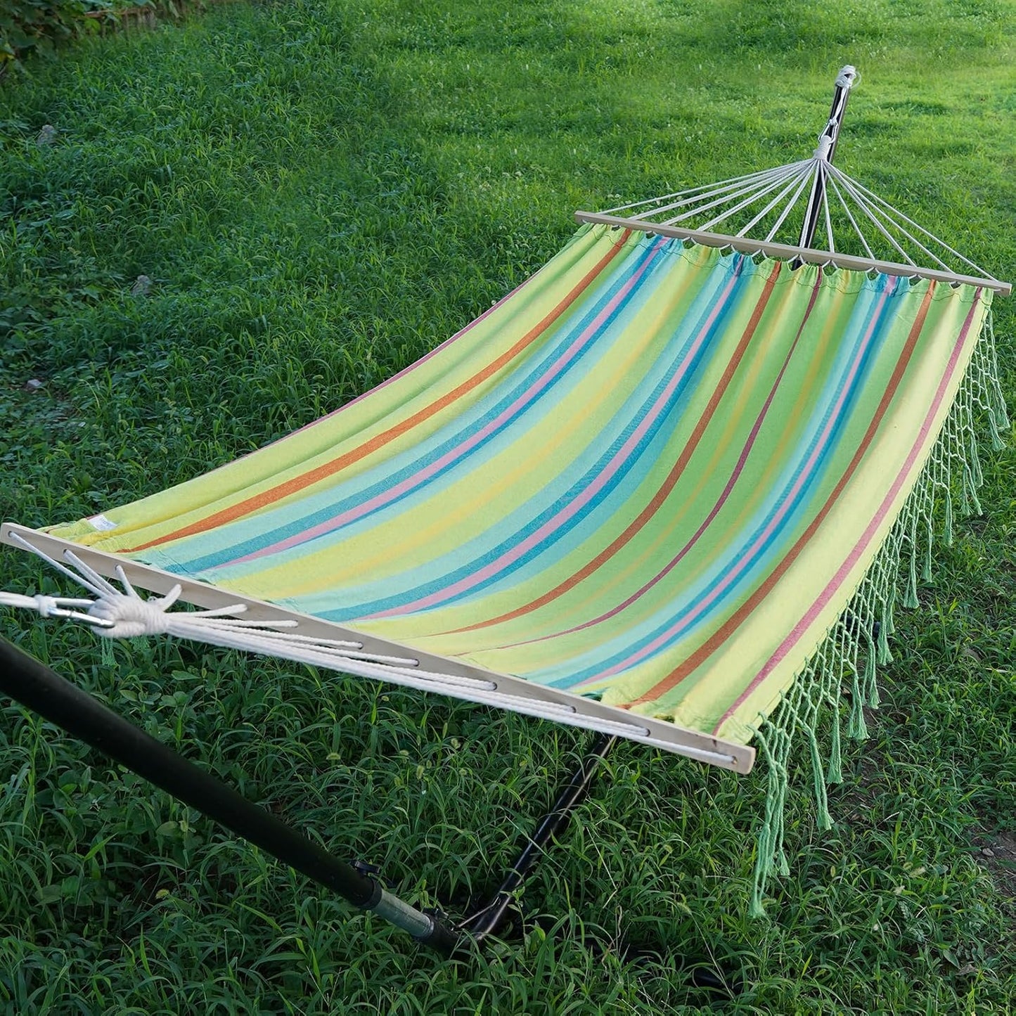 Double Person Hammock - Boho Style Natural Cotton Handmade