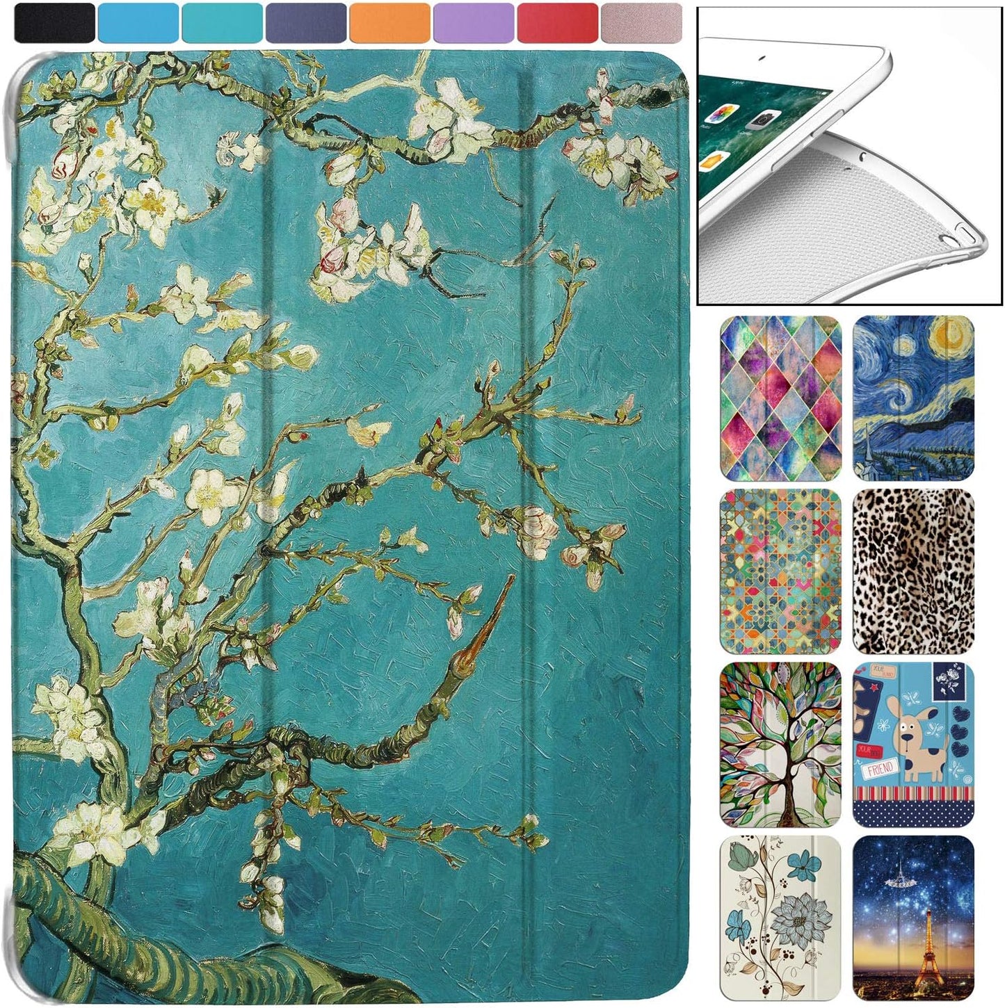 DuraSafe iPad 7th 8th 9th Gen Case with Adjustable Stand Feature