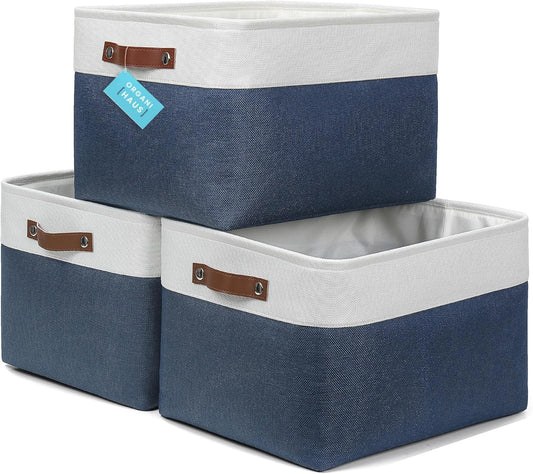 OrganiHaus Extra Large Fabric Storage Bins for Easy Organization