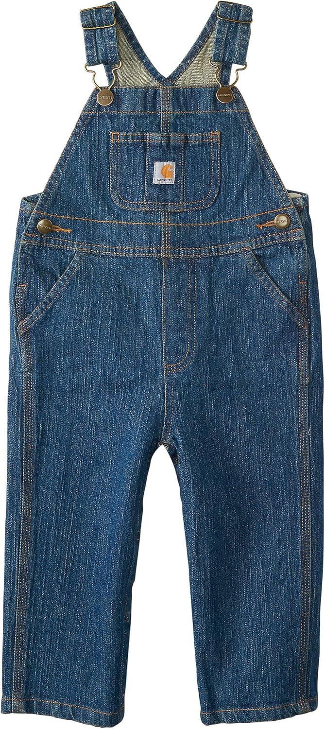Carhartt Baby Jean Denim Bib Overalls for Active Toddlers