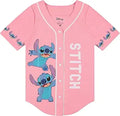 Lilo and Stitch Ladies Baseball Jersey - Classic Mesh Team Tee