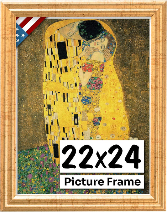 Antique Gold 22x24 Picture Frame for Elegant Wall Decor