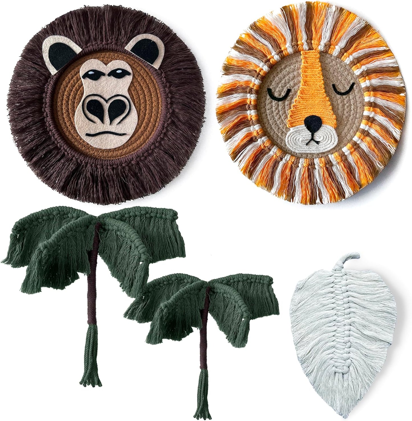 Macrame Nursery Decor: Safari Boho Baby Room Wall Hanging