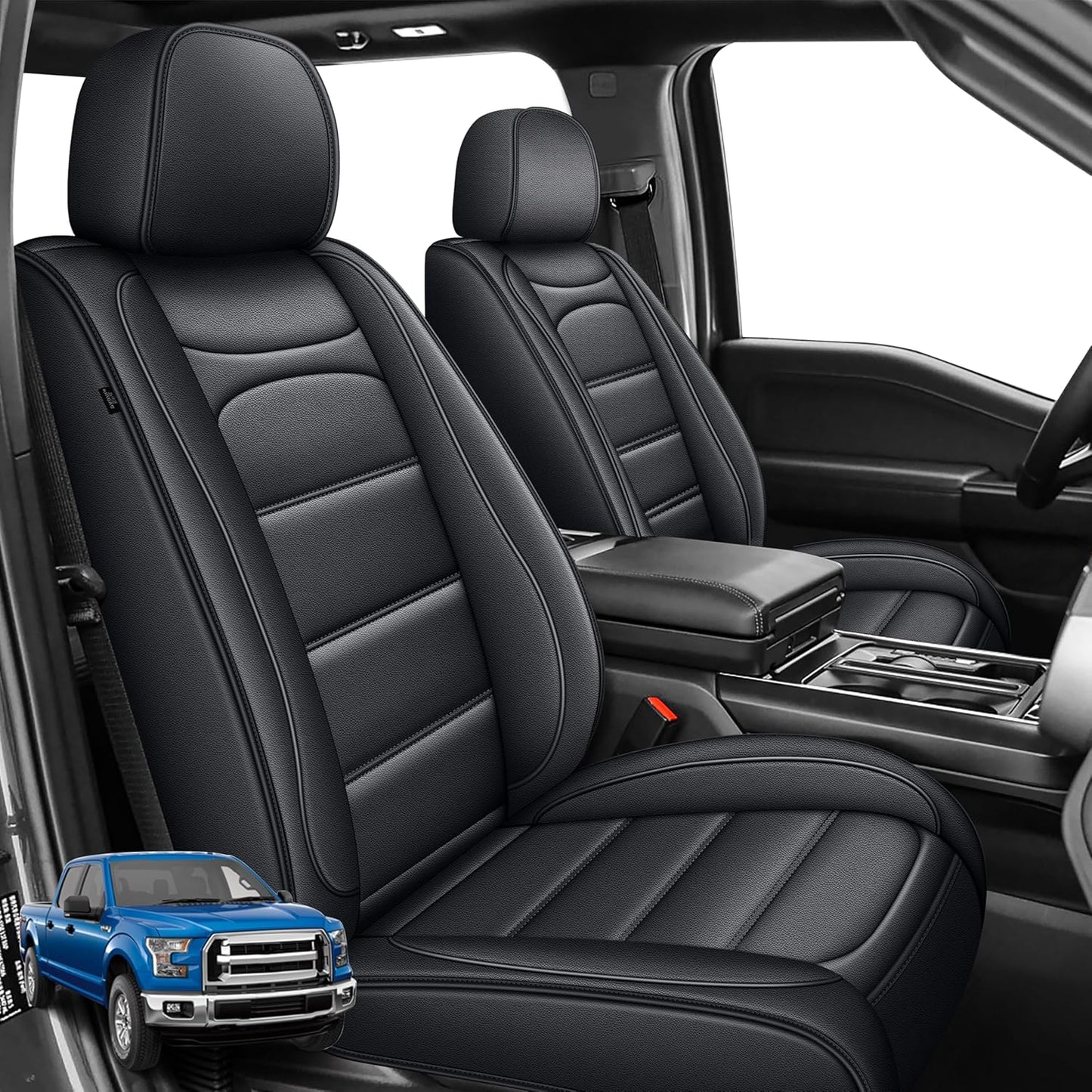 Custom Fit Seat Covers for Ford F150 F250 F350 F450 Trucks
