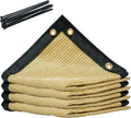 Royal Shade 6 ft x 17 ft Beige 90% Shade Cloth - Durable Kennel Cover