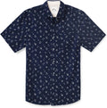 Dubinik Mens Short Sleeve Button Down Shirt - Casual 100% Cotton