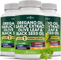 Oregano Oil Garlic Olive Leaf with Astragalus - Herbal Immune Support