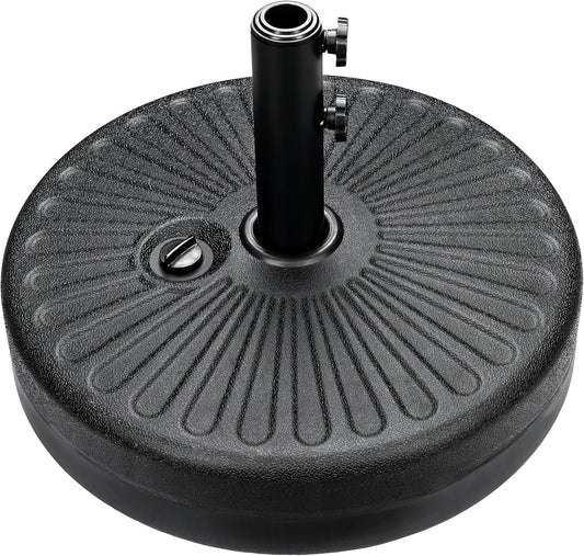 Durable 50lbs Fillable Patio Umbrella Base for Outdoor Use