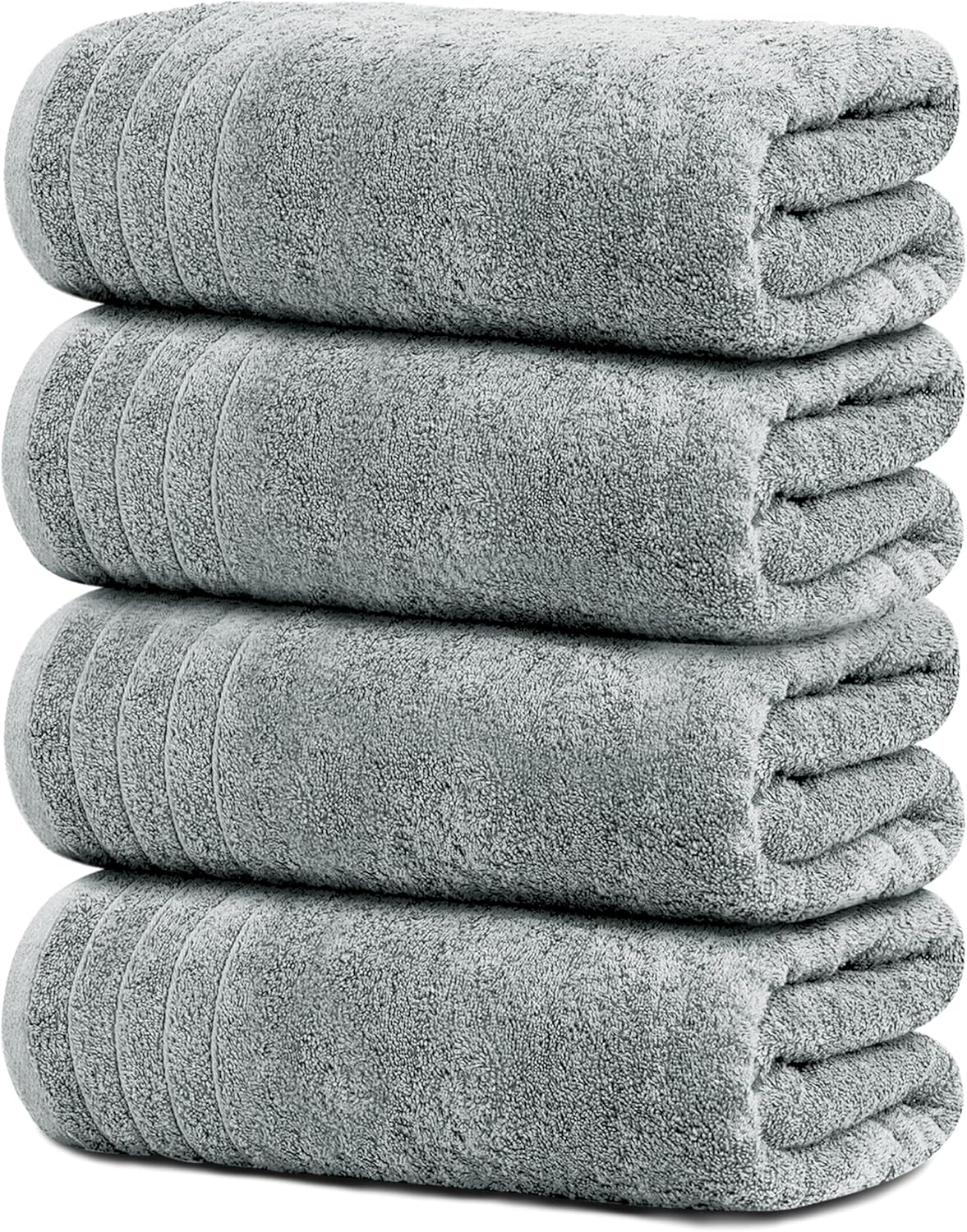 Extra Large Bath Towels Pack of 4, Super Soft & Absorbent
