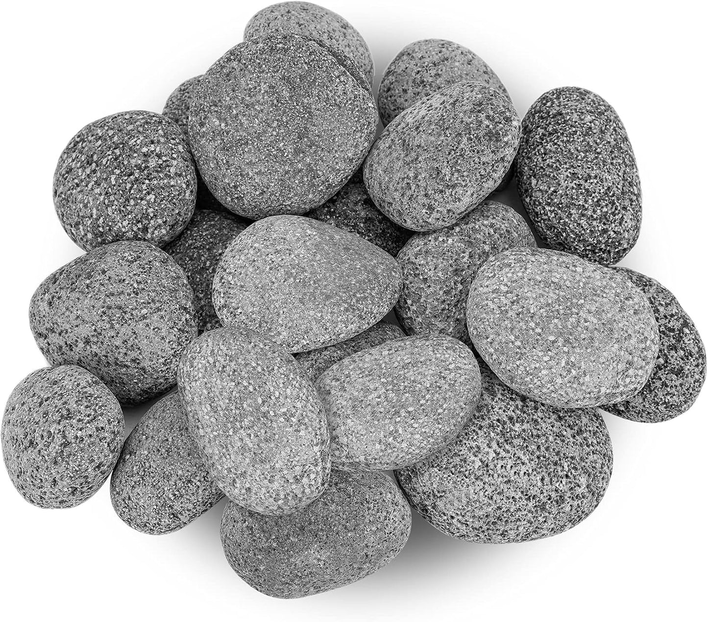 Stanbroil Tumbled Lava Rock Pebbles for Fire Pits and Fireplaces