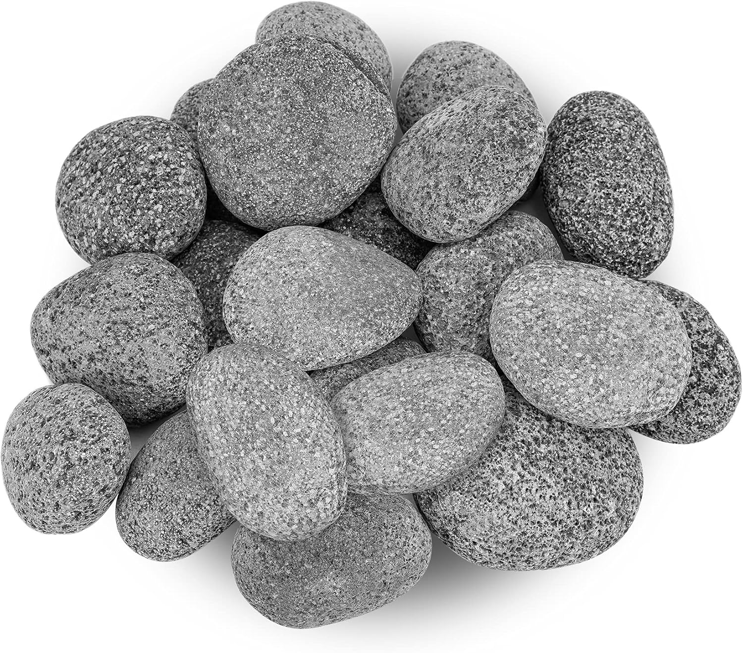 Stanbroil Tumbled Lava Rock Pebbles for Fire Pits and Fireplaces