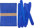 CraftySticks 1000 Pack 6 in Blue Painted Wood Craft Sticks - Jumbo