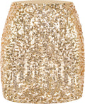 Sequin Skirt Sparkle Stretchy Bodycon Mini Skirt - Party Ready full