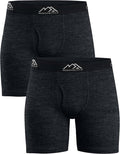 Merino Wool Underwear Mens Boxer Briefs - Comfortable AllSeason Layer