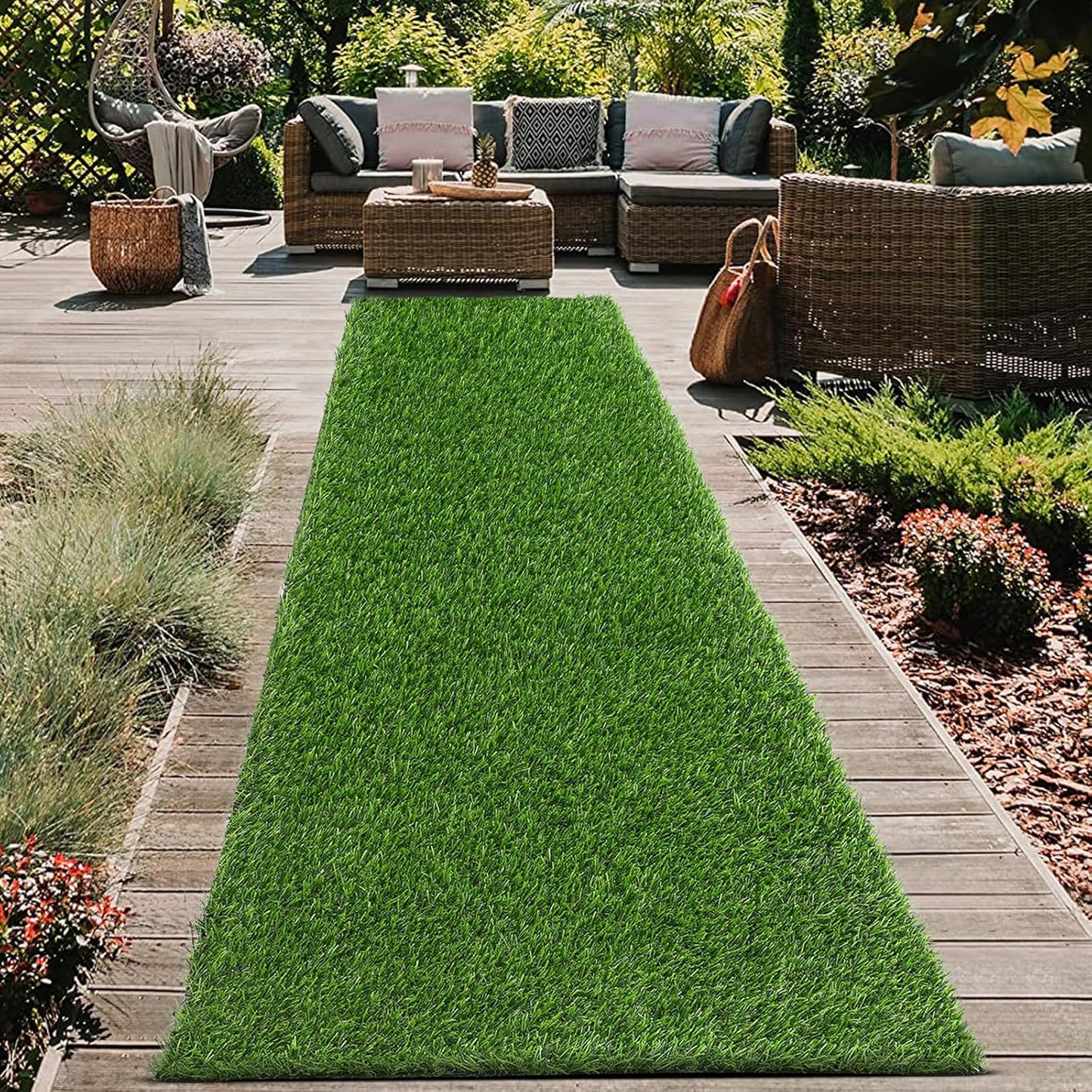 HEBE Artificial Turf Rug for Dog Potty Training Indoor Outdoor Use