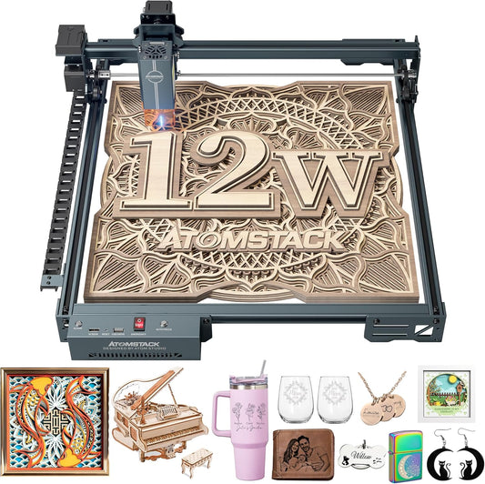 ATOMSTACK 12W Laser Engraver A10 PRO V2 for Wood and Metal