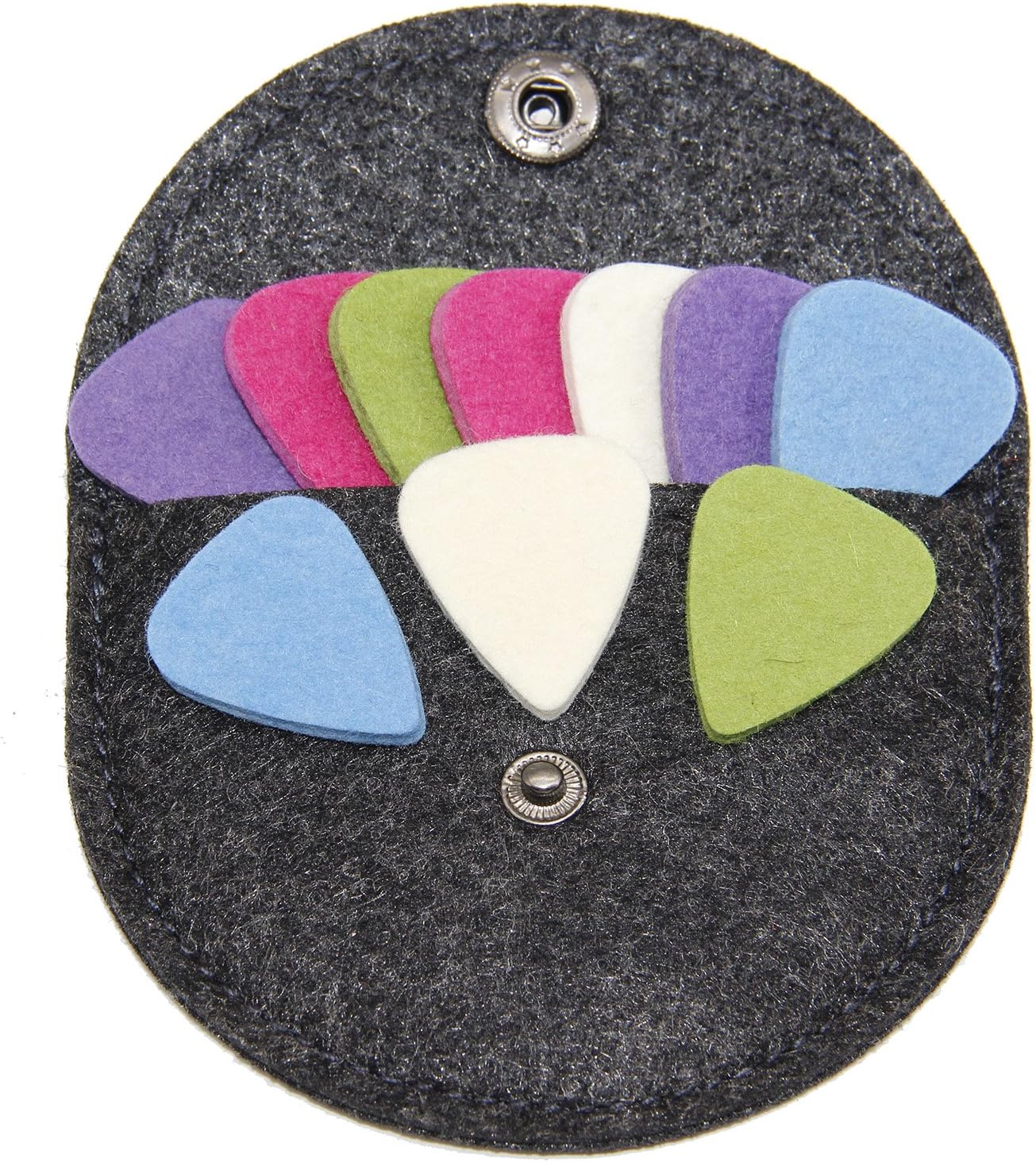 10 Heart Felt Ukulele Picks w/ Holder - Donux