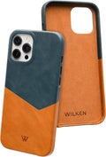 Wilken Leather Wrapped Case for iPhone 13 Pro - Top-Grain Leather Fit