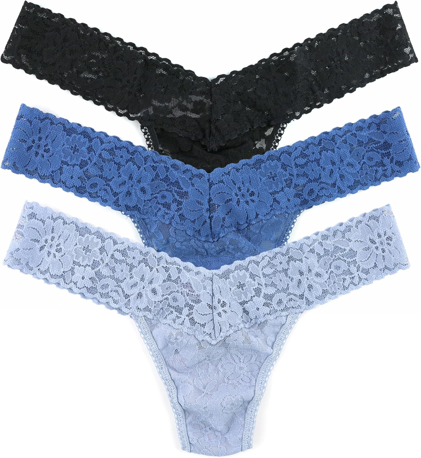 Daily Lace Low Rise Thongs for Women - Comfortable Seamless Underwear