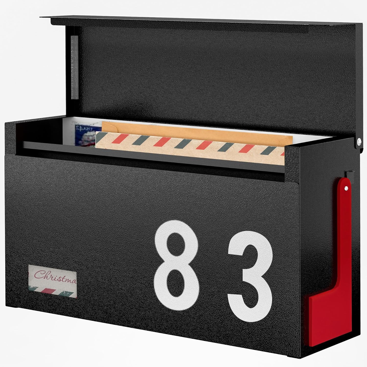 Modern Mailbox for Outside - Durable Wall Mount Design