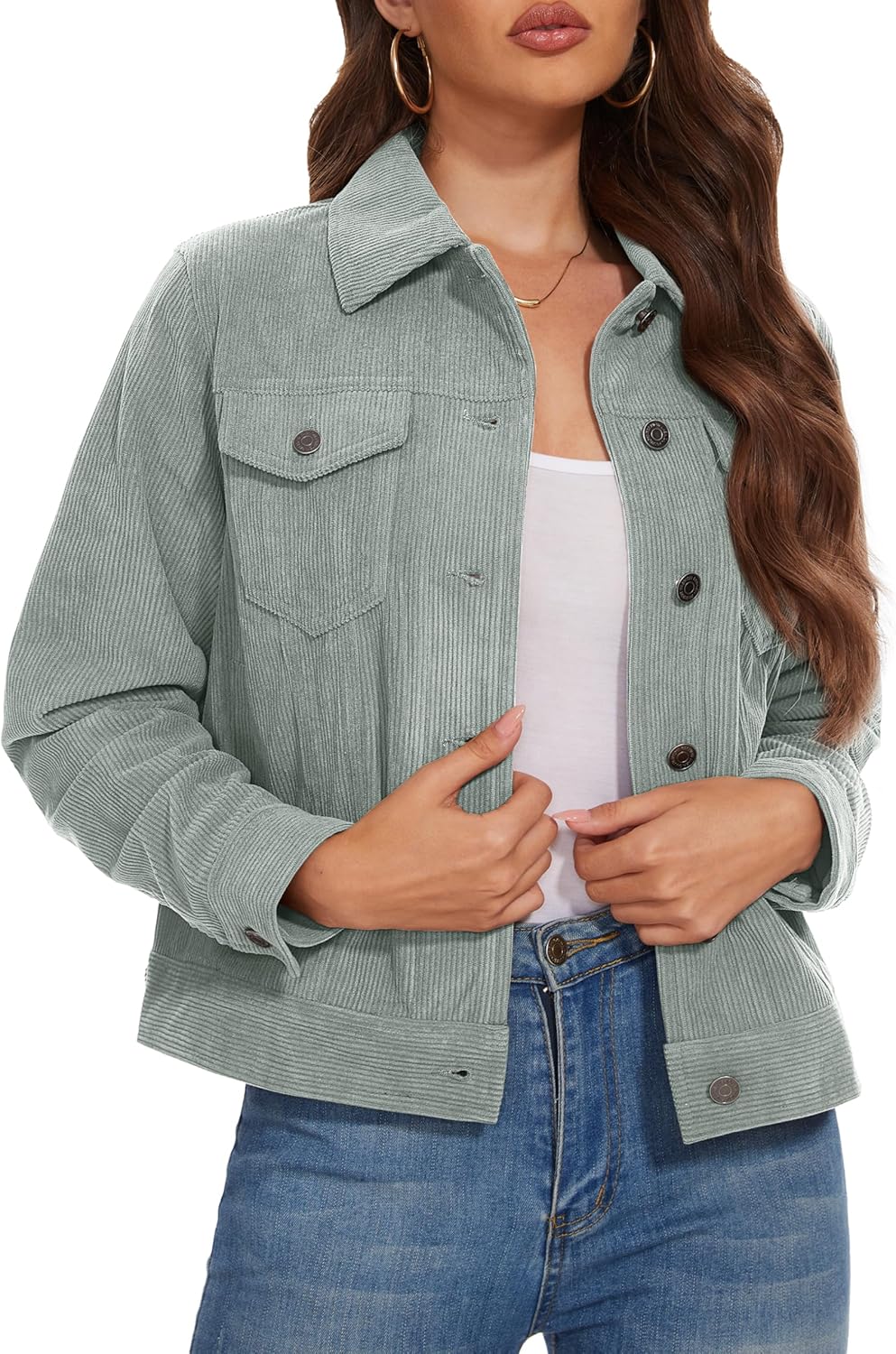 Stylish Women's Corduroy Jacket for Casual Fashion Lovers